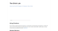 Desktop Screenshot of erlichlab.org